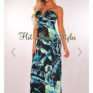 Hot Miami style maxi dress